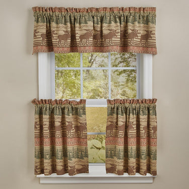 Moose Jacquard Valance Park Designs - The Fox Decor